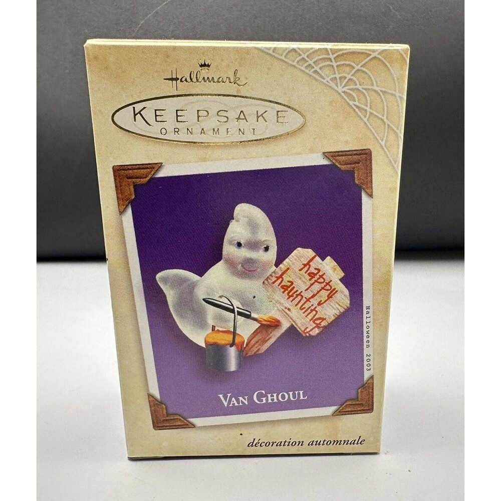 Hallmark Keepsake Van Ghoul Halloween Ornament Happy Haunting 2003